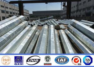 Quality 15m 550 Dan Utility Power Poles , Transmission Steel Pole wholesale