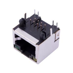Quality IEEE 802.3 Standard Tab Up Magnetic RJ45 Jack wholesale