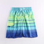 Stockpapa 100% Polyester Mens Striped Board Shorts