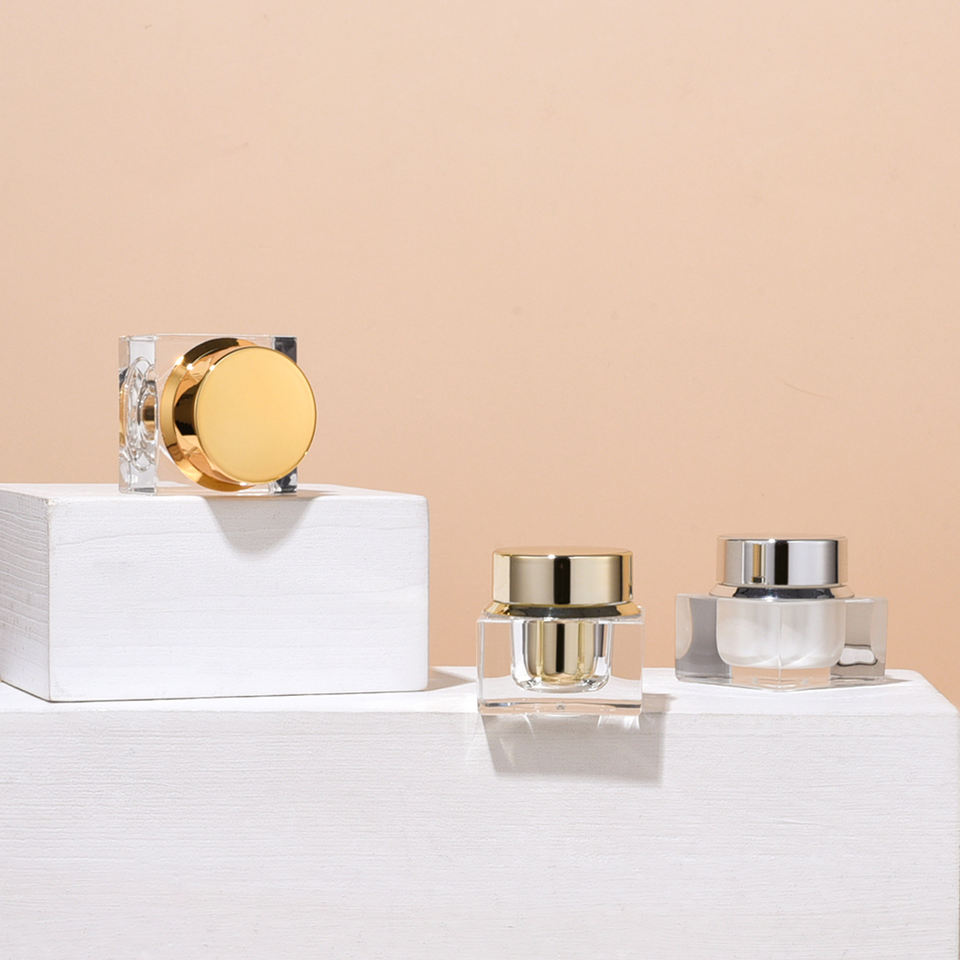 Luxury 30G Empty Cosmetic Cream Jars Container For Skin Care Packaging