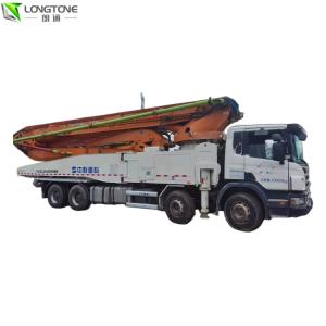 Quality Used Cement Pumping Truck Mobile Concrete Boom Pump Truck 56m wholesale