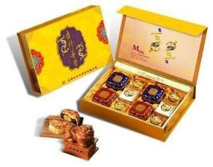 Quality Custom Size Accepted Food Packing Boxes Traditional Mooncake Box wholesale