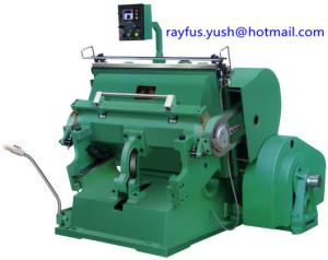 Quality Platen Die Cutting And Creasing Machine Various Sheet Material Carton Box Making wholesale