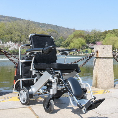 Handicapped Travel Lightweight Folding Electric Wheelchair
