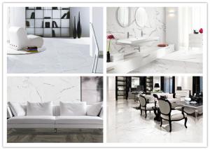 Quality Glazed Digital Polished Porcelain Wall Tile Carrara Super White Color Frost Resistant wholesale