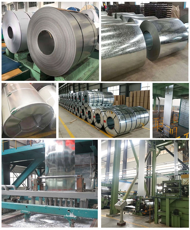 Hot Rolled High Carbon Z225 SGCC 0.12mm Galvanized Steel Coils Deal with Coating Z181-Z275