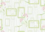 Modern Flower Pattern Non Woven Wallpaper For Entertainment / Household , SGS