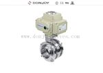 Hygenic SS304 316L Active Output AC220V Butterfly Valves