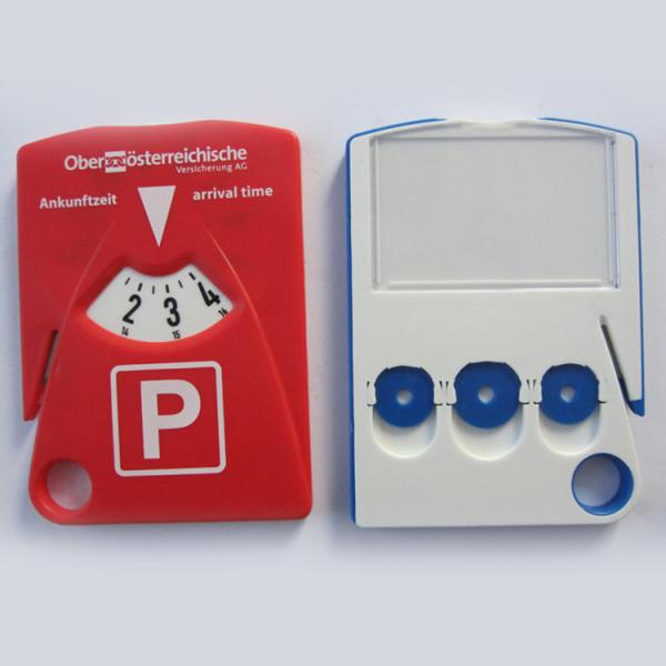 Auto Spare Parts Design Style Red Logo Parking Timer 50*110*10mm Parking Disc