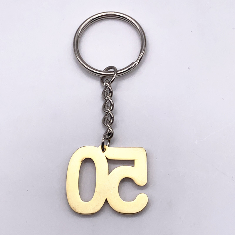 Silver Nickel Plated Custom Metal Keychains Different Styles For Promotional Gifts