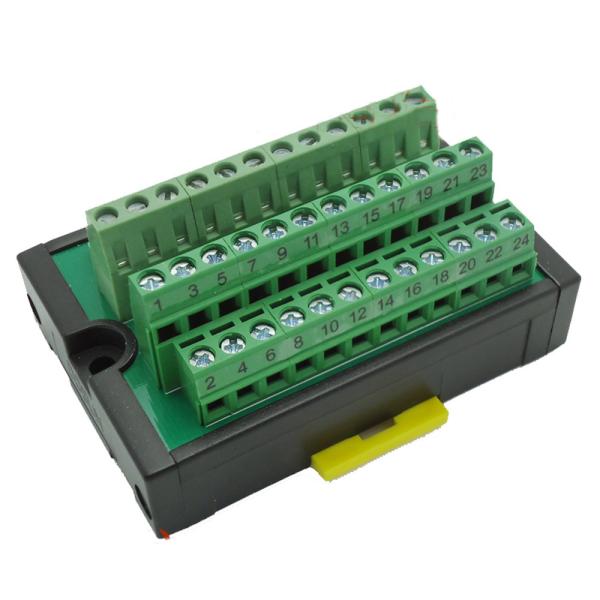 Cheap PLC Wiring Distribution Board Terminal Blocks Plate 24 Ways Universal for sale
