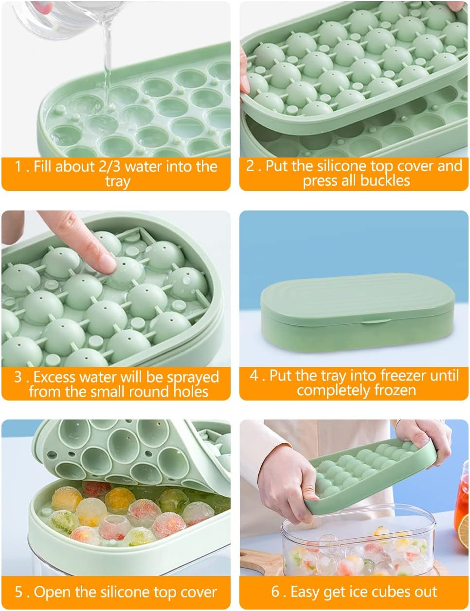Thickened Harmless Silicone Ice Cream Moulds , Durable Ice Cream Cake Mold Silicone