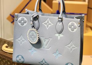 Quality M45717 M45718 OnTheGo Medium Tote Handbag ,Monogram Empreinte Leather Gradient Colors Handbag wholesale