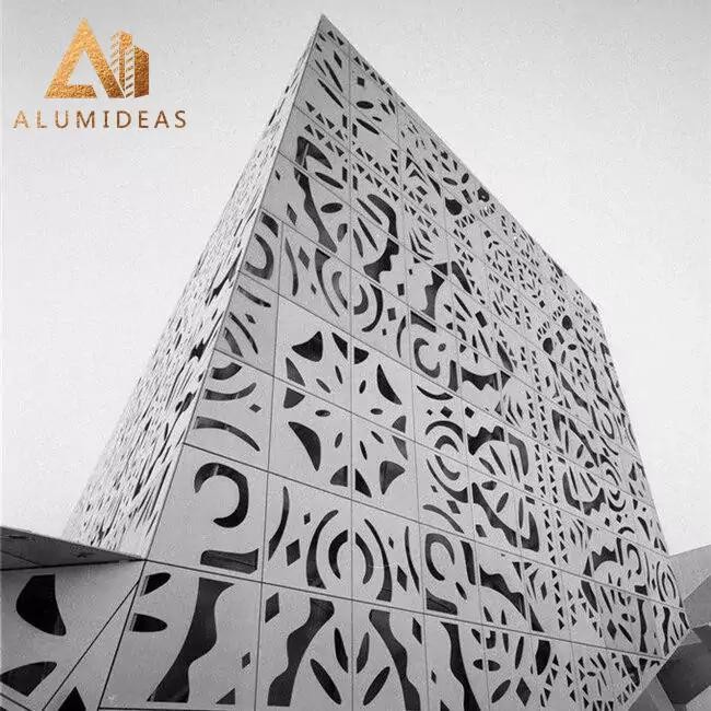 Laser cut aluminum panels
