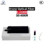 30-40km 0.25mm Low Latency Drone Optical Fiber for High Efficiency Wired Image