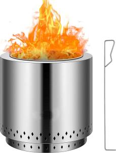 Quality Wood Burning Outdoor Bonfire Portable Smokeless Fire Pit Stainless Steel wholesale