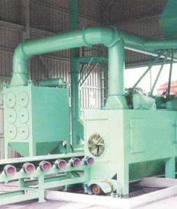 Quality Cleaning Steel Pipe Shot Blasting Machine , Carbon Steel Shot Blasting Equipment wholesale