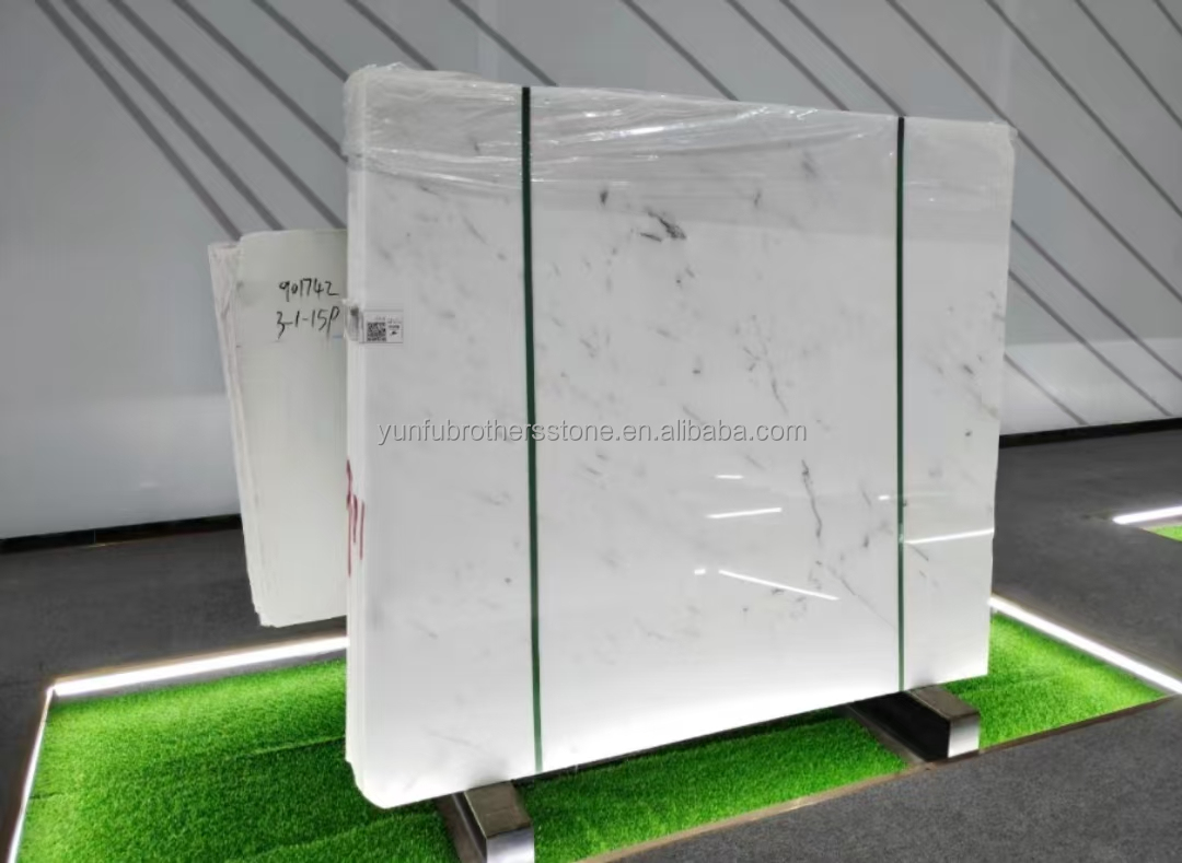 Modern Design Atlantic White Marble Stone with Gray Veins from Yunfu Brothers