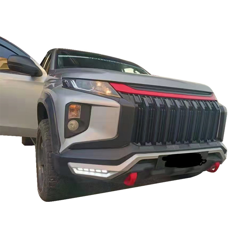 4x4 ABS Auto Parts L200 Black Grill For Mitsubishi Triton L200 2019 2020 2021