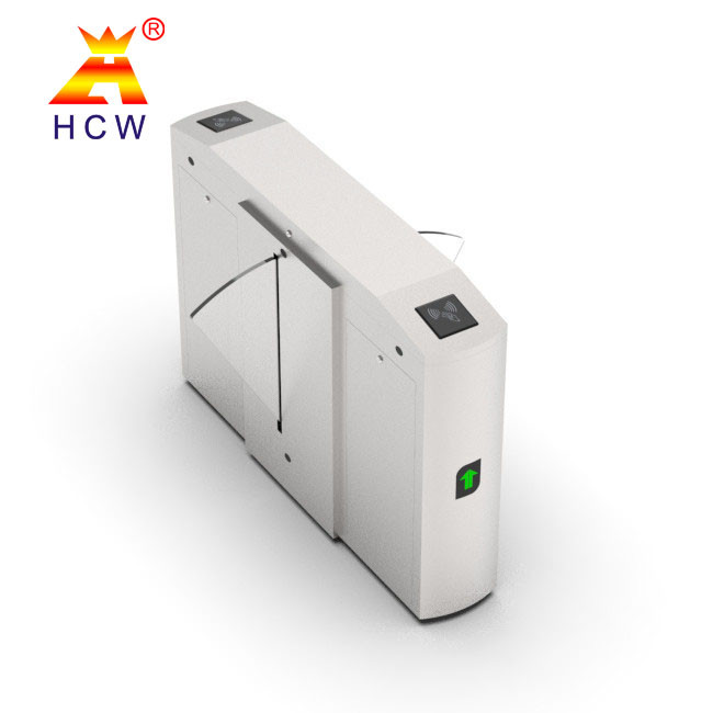 SS304 Flap Barrier Turnstile Pedestrian Access Control System 25W For Airport