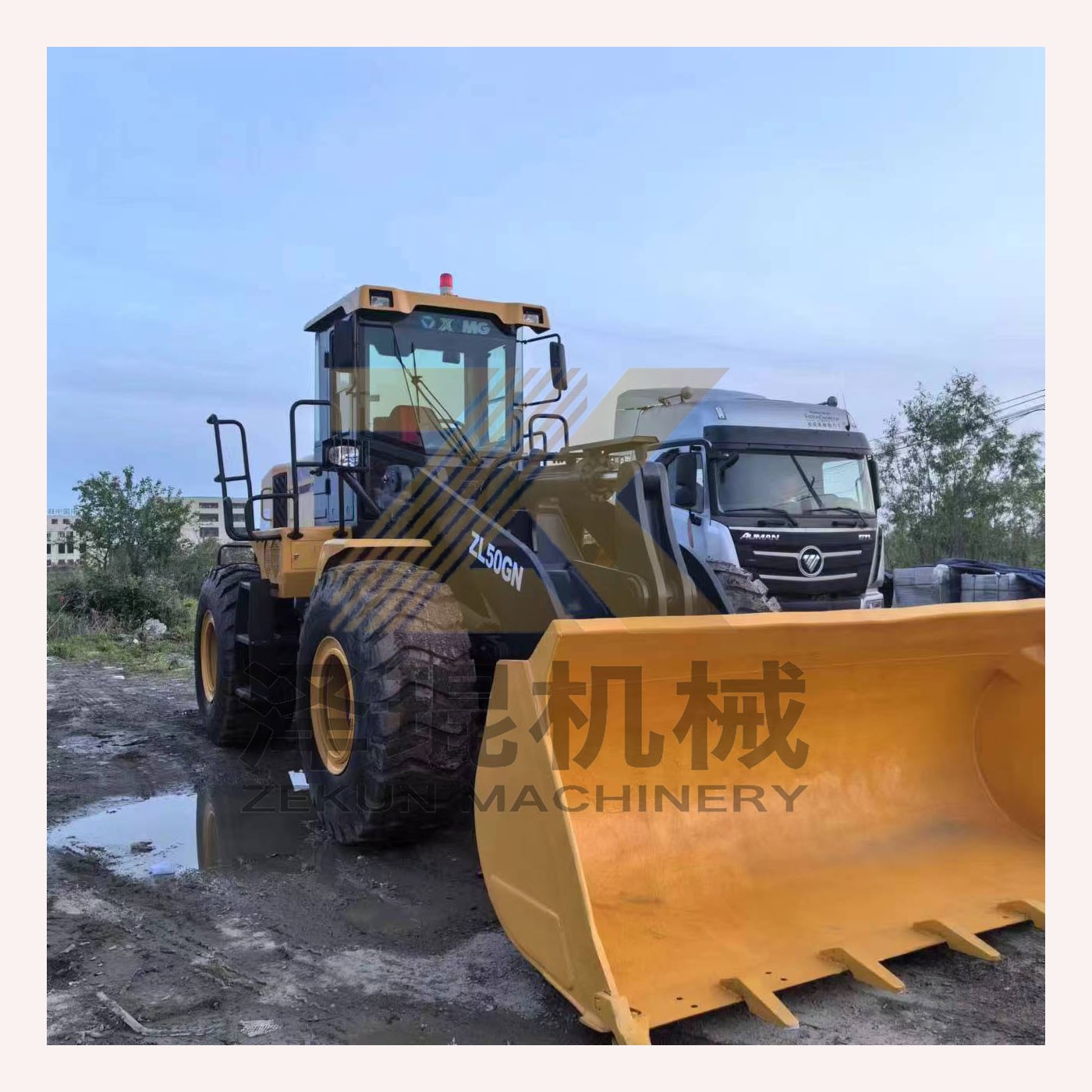 Other Hydraulic Valve Used ZL50GN Wheel Loader Machine with 3.0 CBM Bucket Construction