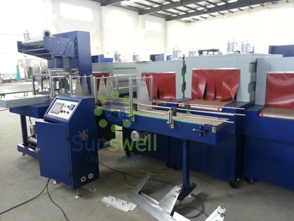 PET Bottle Shrink Packaging Equipment , Small Beverage Bottle Wrap Packing