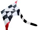 5bft Woven Roving Material Triangle Shaped Kite 115*200cm