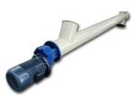 Automatic Flexible Screw Conveyor , Carbon Steel Screw Conveyor Ac Motor