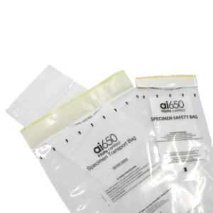 Quality 100% LDPE Specimen 95kpa Biohazard Bag Transparent Custom Printed wholesale