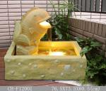 23 Inch Fish Sandstone Brick Garden Fountain