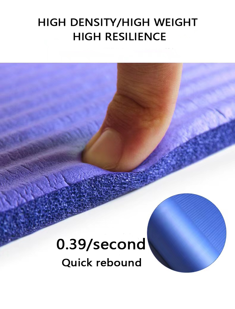 183*61*0.8cm Exercise Yoga Mat NBR Washable Custom Logo Yoga Mats