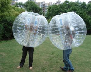 Quality Transparent Bumper Balls Inflatable Bubble Football 1.5m for Rental wholesale