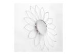 Living Room Silver House Hanging Silver Flower Mirror