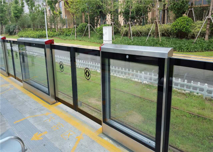 PF400 Bus Platform Screen Door System Passenger Protection RFID Connected