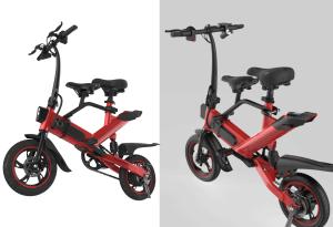 Quality Lightweight Small Electric Bike , Folding Road Bike Environmentally Friendly wholesale