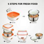 Single Tier Electric Cooker Box Multifunctional OEM Stainless Steel Food