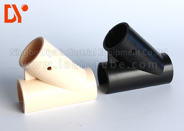 Black Color Pipe Clamp Clip Metal / Plastic Material ISO9001 Certification