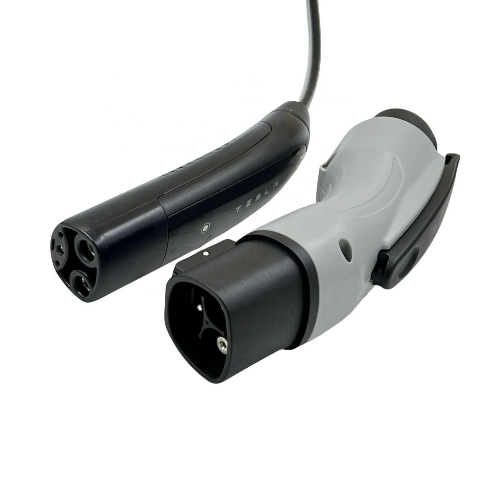 J1772 EVs Adapter High temperature resistant PC Max 60 Amp 250V AC Tesla Destination Charger Compatible Fit for All J1772 EVs