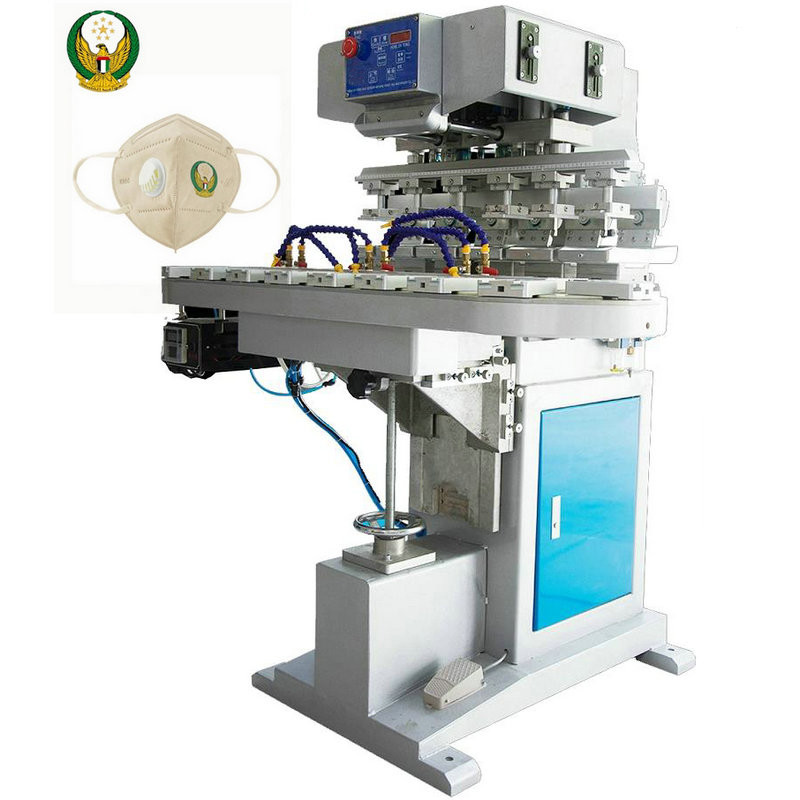 Multi Color 169Litre/min Pad Printer Machine For KN95 Disposable Mask