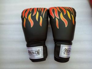 Quality Hot Sell red blue black PU boxing gloves fighting gloves for sale wholesale