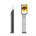 23.8 Inch Fast Food Self Service Payment Kiosk Floor Stand Touch Screen Kiosk