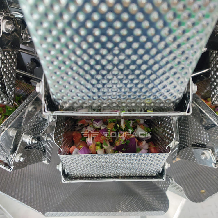 Salad 14 Head Multihead Weigher Configurable Vertical Packaging Machine