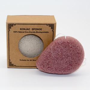 Quality Water Tear Drop Green Tea Beauty Konjac Sponge For Face Exfoliating wholesale