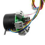 12 Wires High Current Performance through hole slip ring