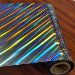 Seamless Rainbow Holographic Film , Packing / Printing Metallized Polyester Film
