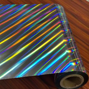 Quality Seamless Rainbow Holographic Film , Packing / Printing Metallized Polyester Film wholesale