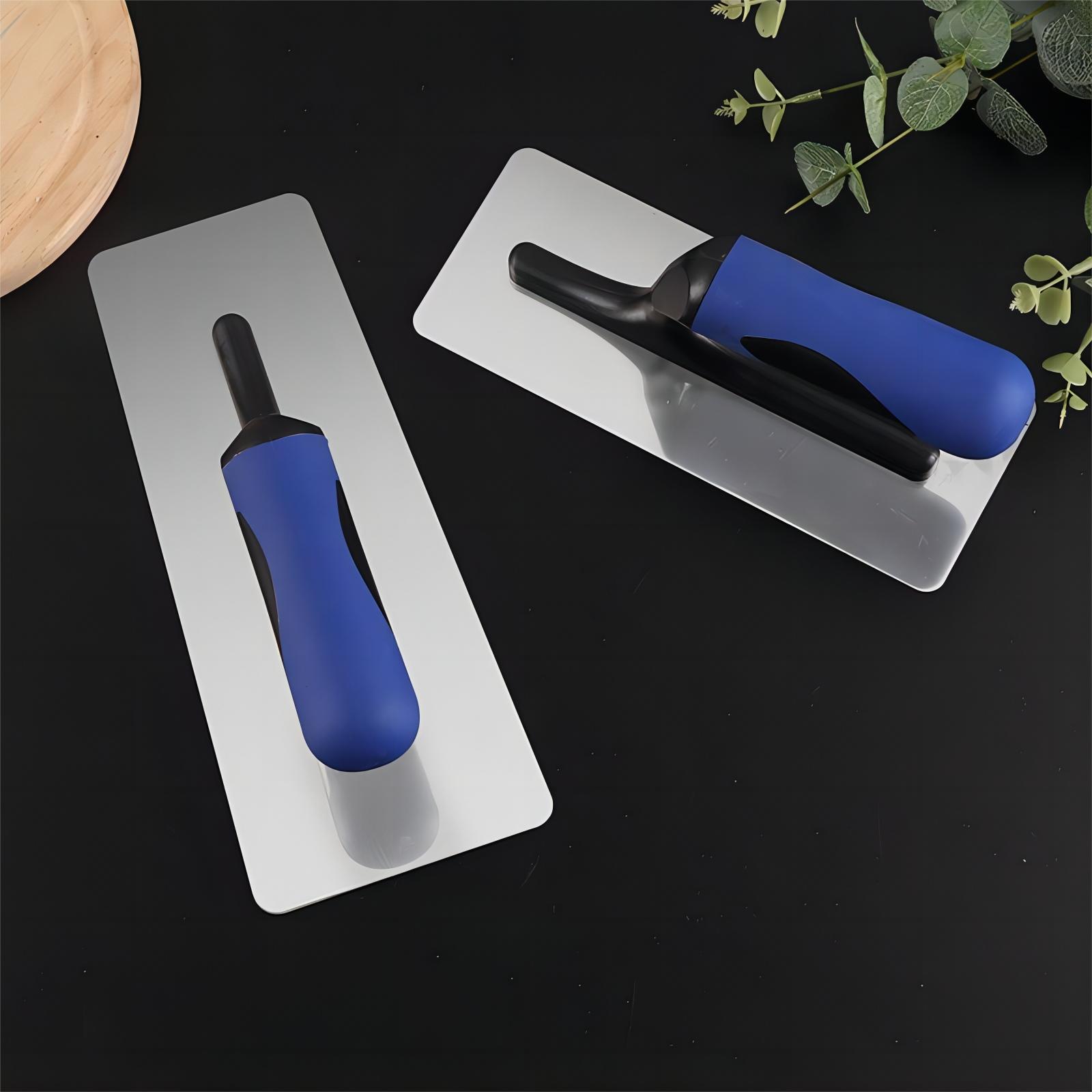 Plastic Handle Stainless Steel Trowel for Wall Plastering and Concrete Finishing
