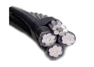 Quality XLPE Insulated ABC Cable Overhead Duplex wire Aluminum Conductor Aerial Bundle cable wholesale