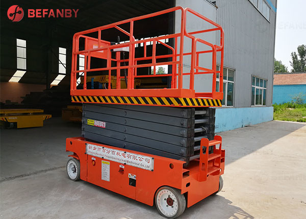 320kg Automatic Workshop Mobile Scissor Lift Platform