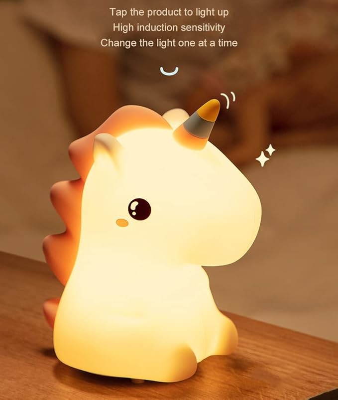 Waterproof and Good Flexibility Kids Night Light for Rechargeable Toddler 16 Colors Lamp